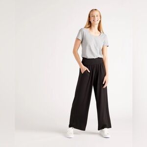 Quince Wide Leg Stretch Pants